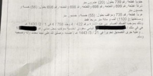 للبيع ارض شرق المطار ج